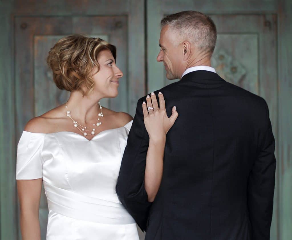 Loving Couple taken by Maine wedding Photographer