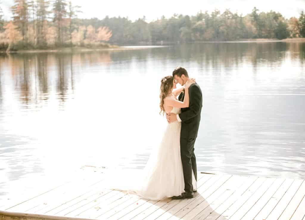 Bride and groom dancing photo at Duck Puddle Campground 