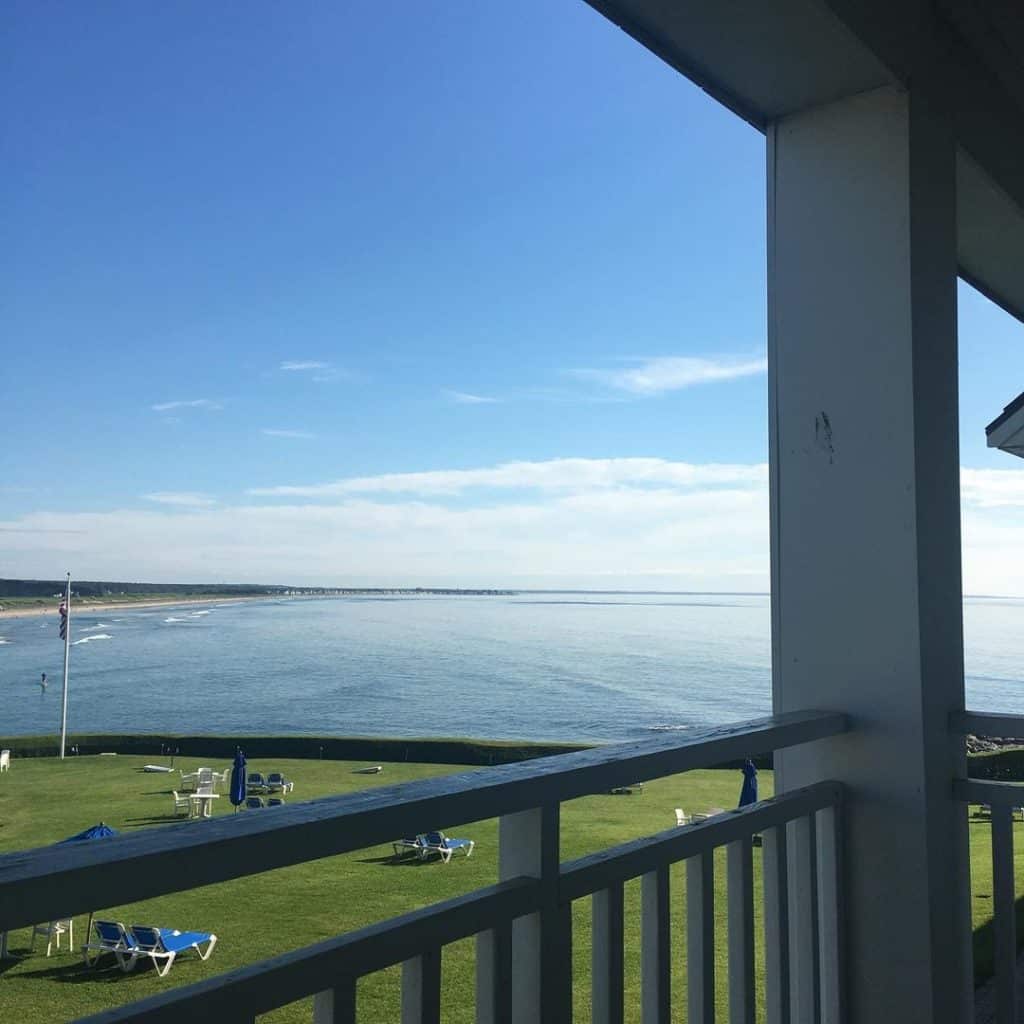 beachmere inn balcony view of atlantic ocean