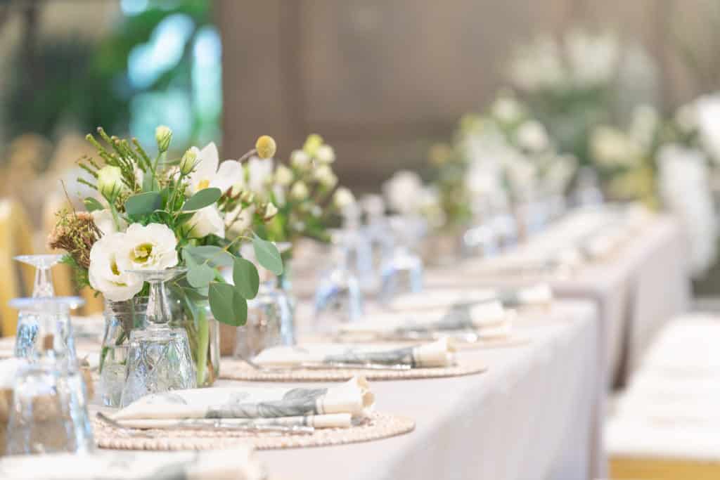 Wedding Table set up