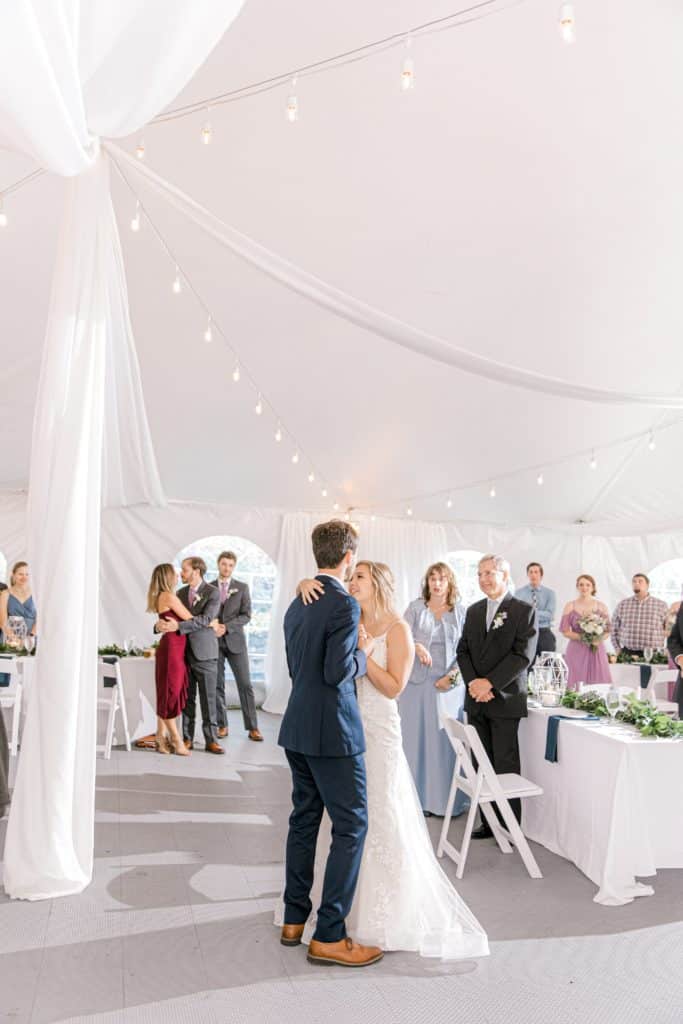 First Dance at an Inn on Peaks Island Wedding