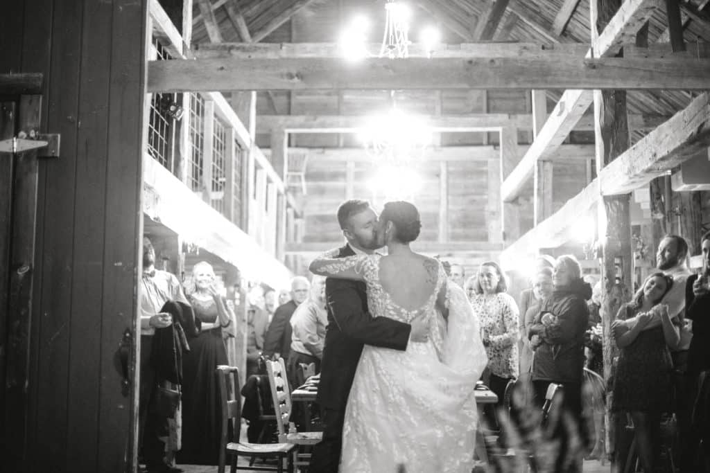 Maine barn wedding at Coolidge Family Farm 