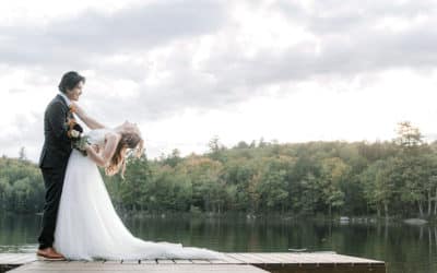 Nicole & Vien’s Private Lakeside Wedding in Southern Maine
