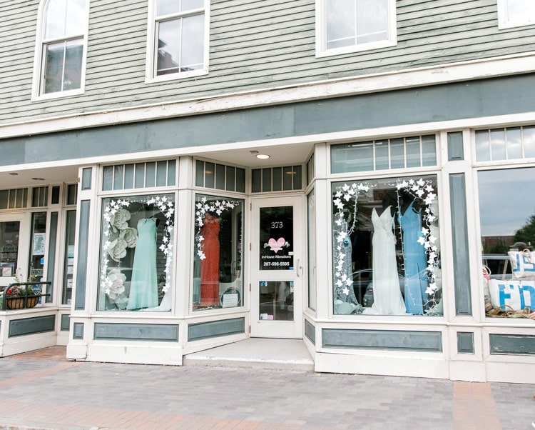 rockland maine bridal shop on Main street