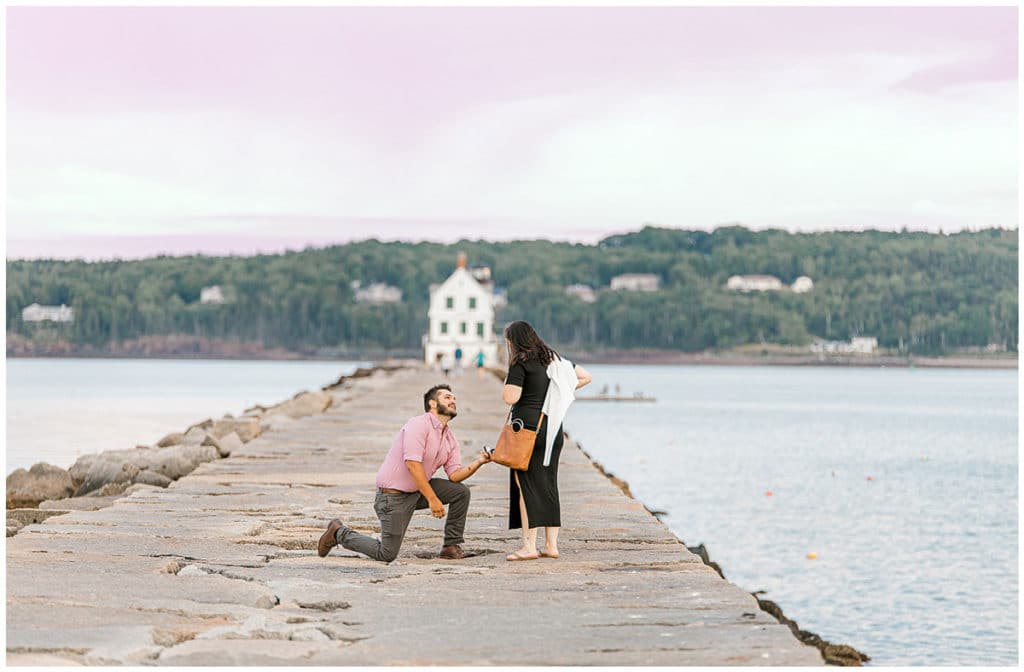 surprise marriage proposal in rockland maine