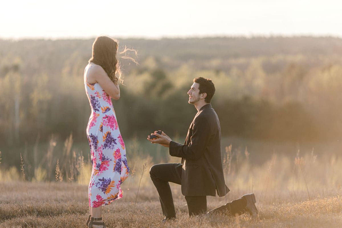 surprise proposal in maine