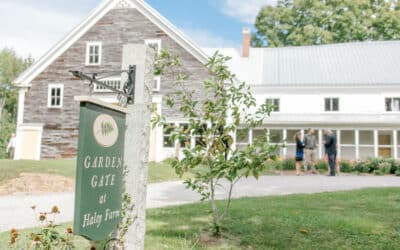 Garden Gate at Haley Farm Wedding – Sebago, Maine