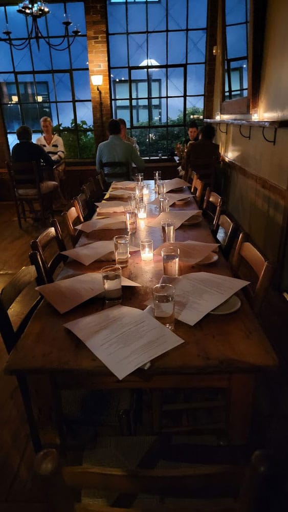 Fore Street Restaurant in Portland Maine Group Seating