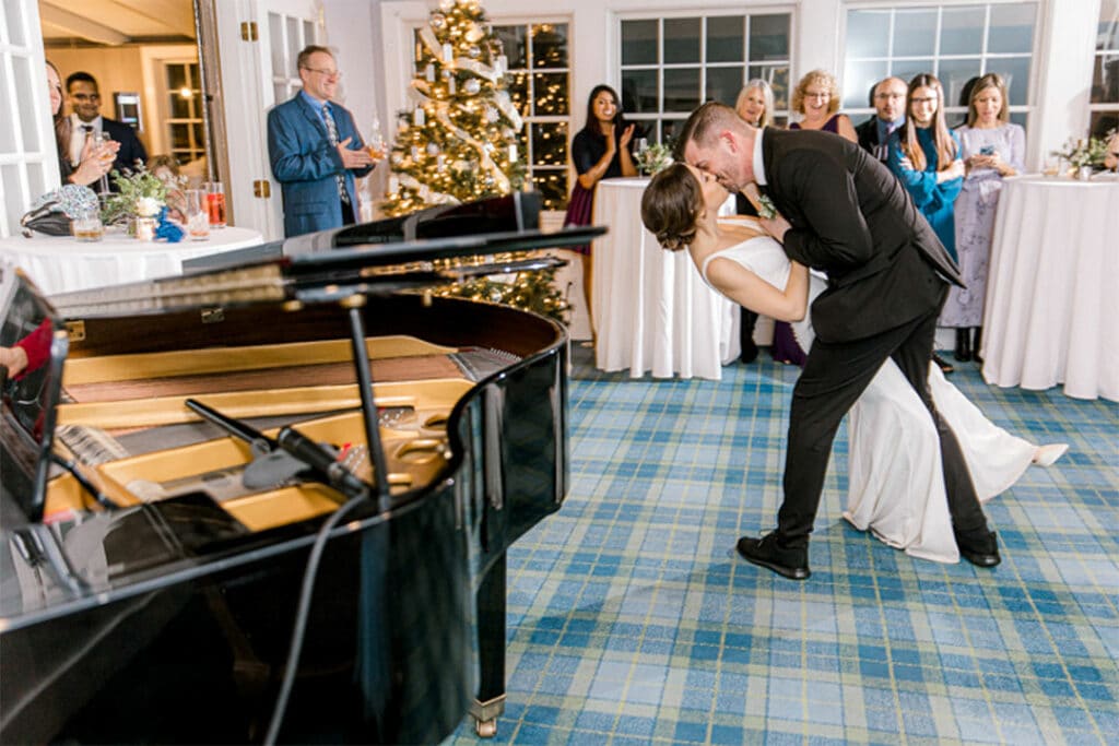 first dance bride and groom at breakwater inn and spa