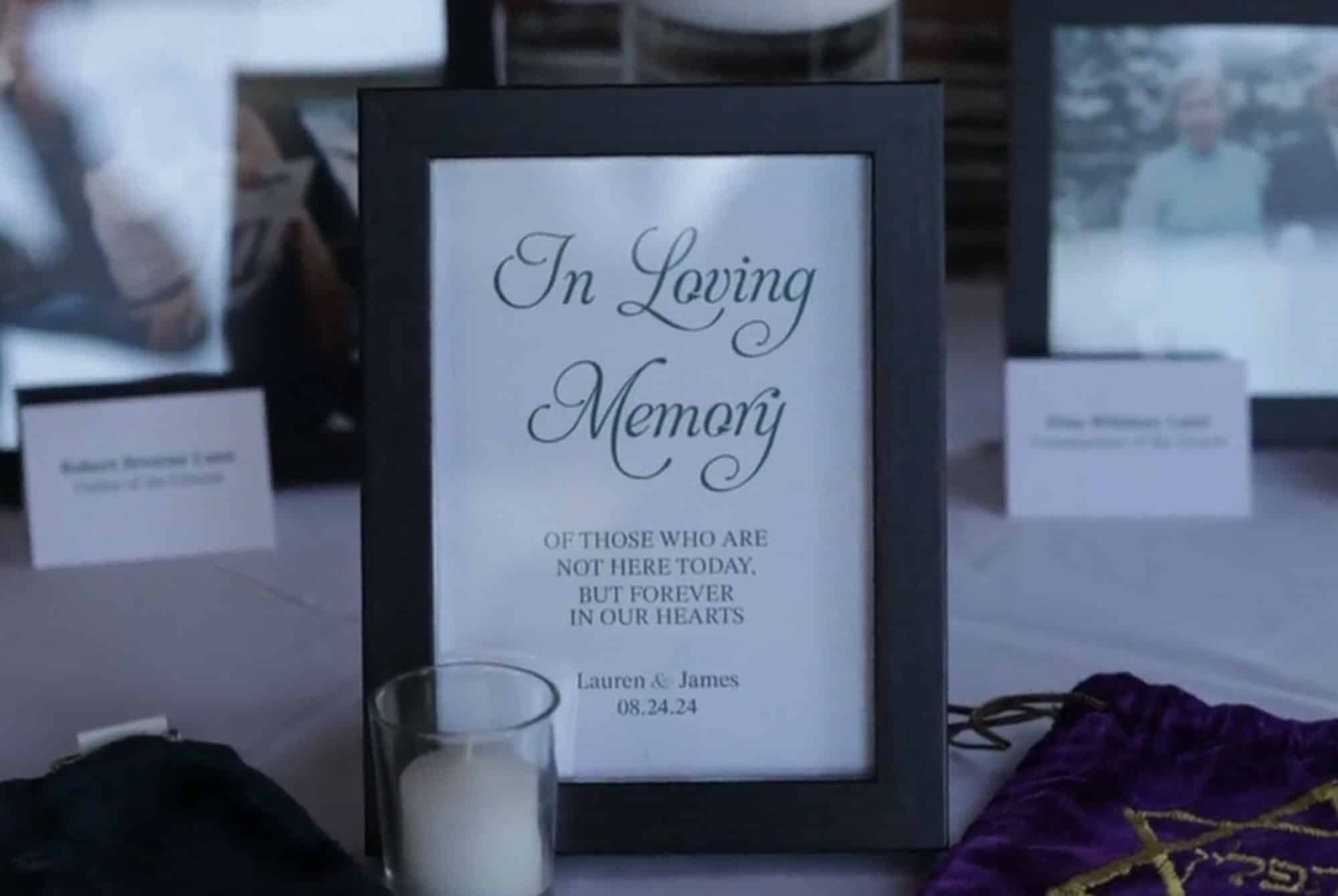 wedding reception photo decorations